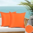 thumbnail image 2 of VogueV Housse d'Oreiller d'Extérieur Imperméable - Protège-Coussin Toutes Saisons Orange, 2 of 6