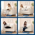 thumbnail image 3 of Bingirl 51.9-Inch Beige Chenille Loveseat Sofa for Reading, 3 of 7