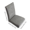 thumbnail image 3 of Stretch Dining Chair Covers Slipcovers for Kitchen Wedding Banquet Decor Nylon Spandex Fabric Washable Seat Protector, 3 of 6
