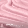 thumbnail image 2 of Bare Home Microplush Fleece Sheet Set - Ultra Soft - Deep Pocket - Twin XL, Light Pink, 2 of 7