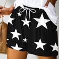 thumbnail image 2 of Plebaso Women's Summer Casual Shorts Printed Drawstring Shorts Lightweight Beach Shorts with Pockets, 2 of 5