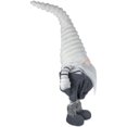 thumbnail image 4 of Northlight Standing Gnome with Textured Hat Christmas Figure - 25" - White and Gray, 4 of 5