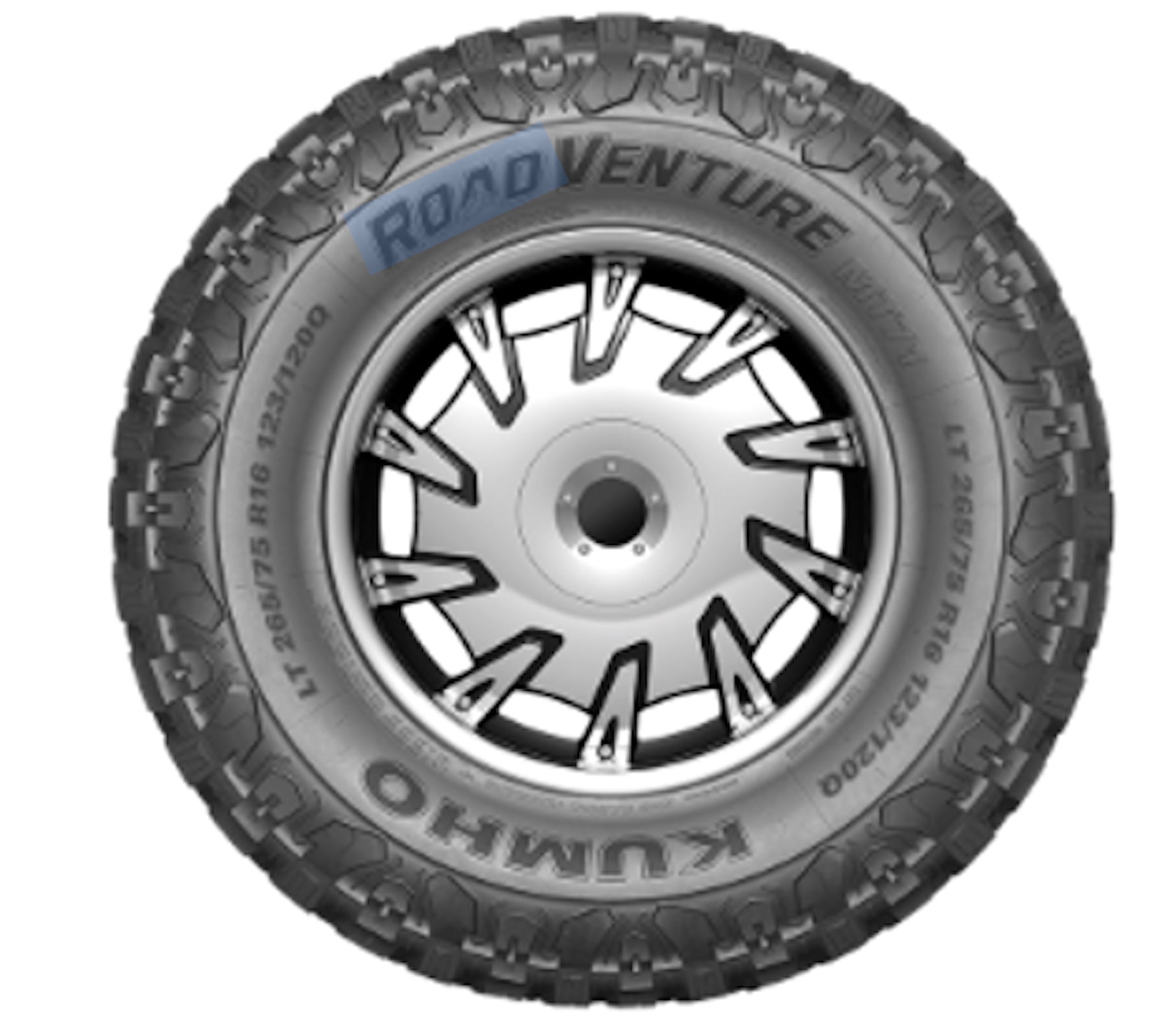 Kumho Road Venture MT71 37X12.50R20 E/10PLY BSW
