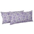 thumbnail image 2 of VargottamIndoor/OutdoorPolyester FabricLumbarPillowCover With Insert,All-Weather Waterproof Rectangular Cushion for Patio Furniture,12" x 20"Set of 2 -Florals-59, 2 of 6