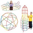 thumbnail image 2 of Kids DIY Interlocking Building Construction Toy Set Early Learning Plastic Engineering Building Blocks Sticks, 2 of 8