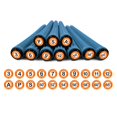 thumbnail image 5 of Maoww Golf Pole Marker Removable Sign Clip Durable for Golfer Gift Giveaways Black Round Orange, 5 of 5