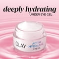 thumbnail image 2 of Olay Active Hydrating Eye Gel, Fragrance-Free, Anti-Aging Eye Cream with Hyaluronic Acid and Niacinamide, 2 of 14