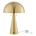 thumbnail image 1 of Posh Living Bradford Table Lamp USB Charger Brass, 1 of 9