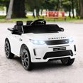 thumbnail image 2 of Gymax 12V Kids Ride On Car Licensed Land Rover Electric Vehicle w/ Remote Control White, 2 of 10