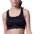 thumbnail image 3 of AherBiu Sports Bras for Women High Support Zipper Front Closure Wireless Push up Workout Bra Tops, 3 of 7
