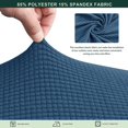 thumbnail image 3 of CHUN YI 1 Piece Cushion Cover Spandex Stretch Textured Grid Box Cushion Seat Slipcover, 3 of 6