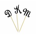thumbnail image 3 of Darling Souvenir| Custom Initials Wedding Cupcake Toppers| Personalized Party Dessert Decorations - Pack Of 20, 3 of 3