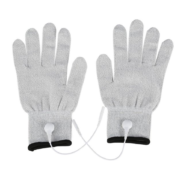 Tens Machine Conductive Electrode Massage Gloves for Improved Circulation and Pain