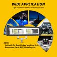 thumbnail image 2 of Yeacher 1Pcs 48W 6inch 6500K LED Work Light Bar Driving Fog Light Waterproof Flood Lights, 2 of 8