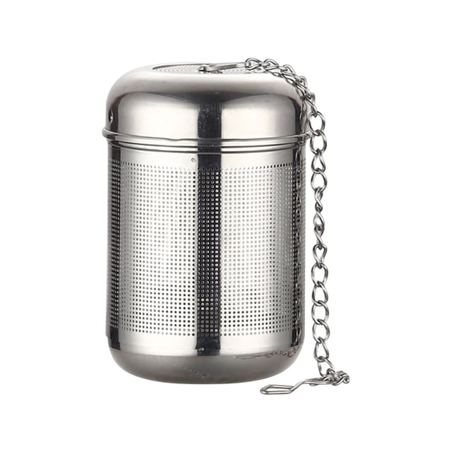 Filtre à Thé en Acier Inoxydable Isolé, Passoire à Thé Durable avec Maille Fine pour Infusion Transparente, Couvercle Réutilisable pour Tasses Thermiques Parfait pour Maison Bureau Maison de Thé