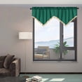 thumbnail image 4 of SSZMDLB Rideaux Triangulaires, Rideaux Courts en Polyester de Couleur Unie, Beige Gris Rouge Vert Café, Conception à Tringle Traversante pour Fenêtre Porte Cuisine, Panneau de Rideau de Déco Domestique, 4 of 8