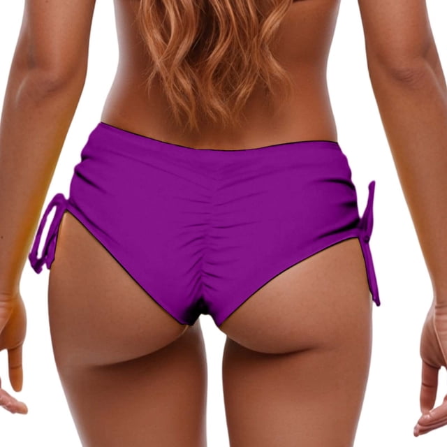 Pantalon de Bain pour Femmes / Bas de Bikini Taille Haute pour la Natation Plage Été Confort / Style Titre Concurrent de Plateforme
