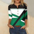 thumbnail image 4 of SDNall T-shirt à Manches 3/4 Imprimé pour Femmes Haut Ample, 4 of 9