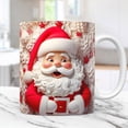 thumbnail image 1 of Aqestyerly Christmas Inflatable Mug Snowman Santa Mug Puffy Coffee Mug Press Gift Holiday Ceramic Mug With Handle HWRETIE, 1 of 5