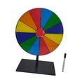 thumbnail image 4 of Abbracc Ensemble de Plateau Tournant de Prix de Table Roue de Fortune pour Supermarchés Restaurant Fête 12 Cases, 4 of 9
