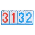 thumbnail image 4 of Tableau de Score Numérique, Tableau de Score 4 Chiffres Étanche Tableau de Score Numérique Rabattable Tableau de Score Sportif Résultats Impressionnants, 4 of 12