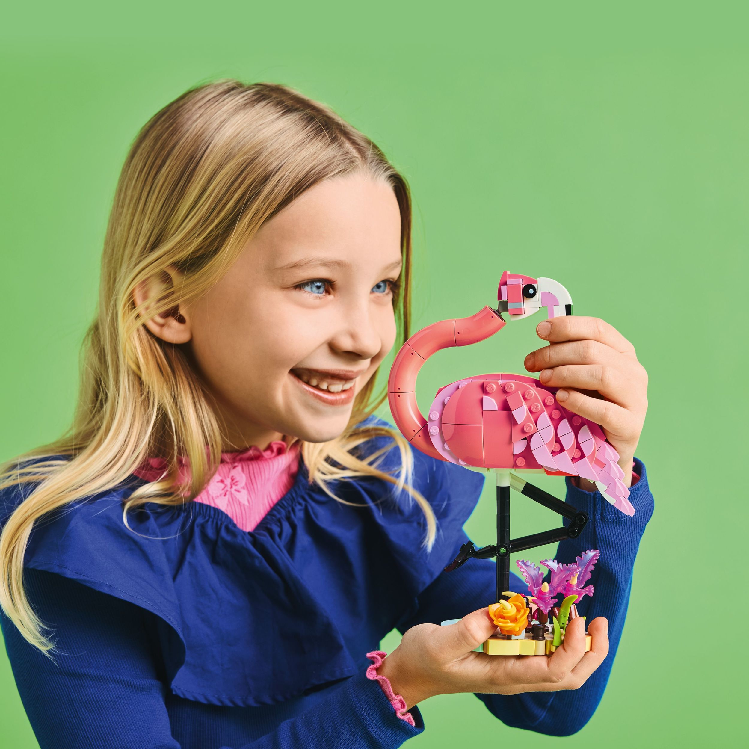 LEGO Creator Les animaux sauvages : Le flamant rose 31170 Ensemble de construction (288 pièces)