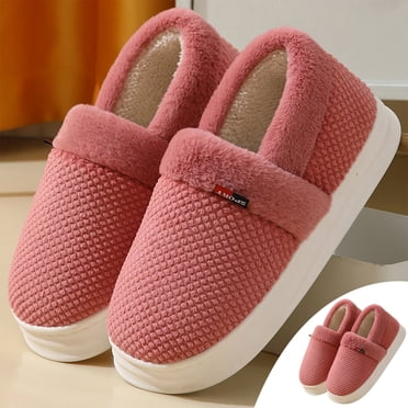Dvkptbk Slippers for Women, A Pair of Lazy Slippers Curly Cozy Flat Slide Slippers Comfy Soft Non-Slip House Shoes Indoor and Outdoor, Warm Gift Shoes for Women