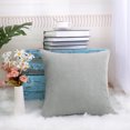 thumbnail image 4 of Unique Bargains Soft Corduroy Corn Striped Decorative Throw Pillow Cover, 4 of 9