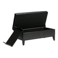 thumbnail image 2 of Simpli Home Oregon Storage Ottoman Bench with Tray, 2 of 6