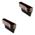 thumbnail image 4 of mmirethe Gap Filler Organizer High Performance with Cup Holder Brown Right 2Set, 4 of 6