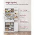 thumbnail image 4 of VASAGLE Pantry Cabinet, 71.7-Inch High Freestanding Tall Cupboard Storage Cabinet with a Drawer, 2 Cabinets, 4 Adjustable Shelves, 6 Door Shelves, for Living Room, Kitchen, 4 of 7