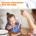 thumbnail image 3 of AMERTEER 11Pcs/7Pcs Wooden Percussion Instruments Toy With Storage Bag Preschool Educational Music Gift, 3 of 6