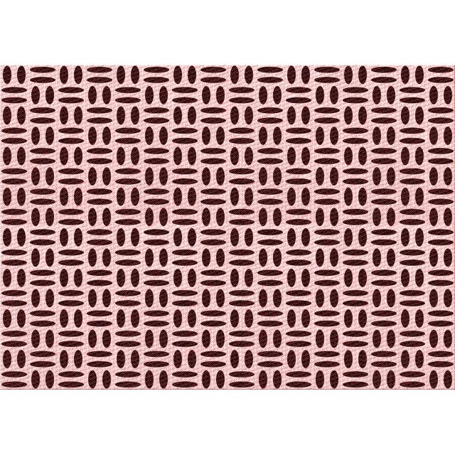 Ahgly Company Machine Washable Indoor Rectangle Transitional Pink Area Rugs, 3' x 5'