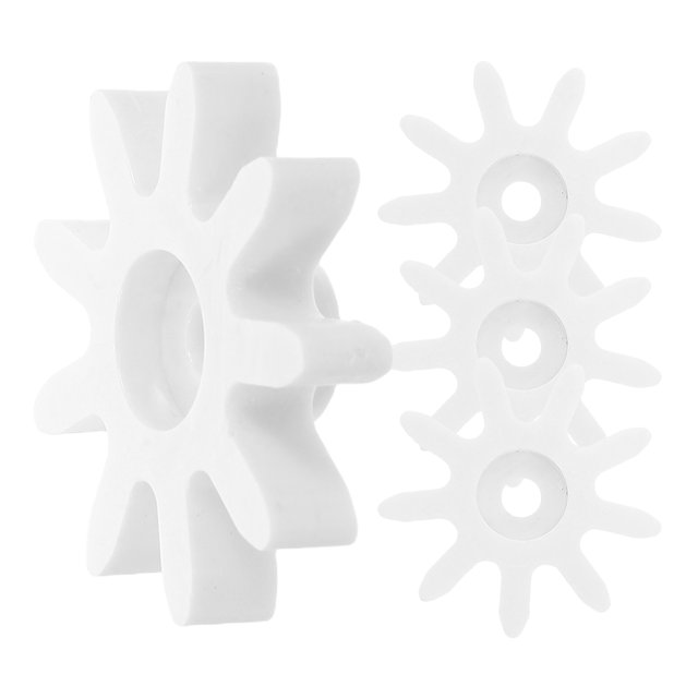 Shisuyan 4PCS Small Plastic Gears for Kids Vending Machine Gear Parts Coin Operated Toys Gear Set Mechanical Gears for DIY Projects and Candy Machine Accessories