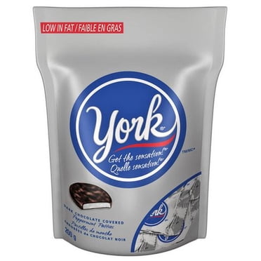 Les pastilles de menthe poivrée au chocolat noir YORK