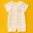 thumbnail image 2 of Pyjama d'Été pour Enfants, Pyjama d'Été Mince pour Nouveau-Né avec Imprimé, Col Rond, Manches Courtes, et Grenouillères, 2 of 3