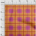 thumbnail image 1 of oneOone Viscose Chiffon Pink Fabric Madras Check Sewing Craft Projects Fabric Prints By Yard 42 Inch Wide, 1 of 4