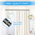 thumbnail image 4 of Tension Curtain Rod Black Tension Rod 28 To 48 Inch Spring Curtain Rod Non Slip Tension Rods 3pcs For Windows No Drilling Adjustable Tension Rods of Curtain Window Closet Kitchen Wardrobe, 4 of 6