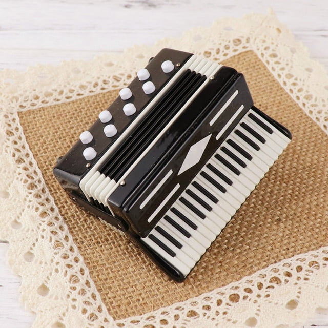 EGNMCR Home Decor, Room Decor, Wall Decor Mini Instrument Accordion Model Ornament Accordion statue