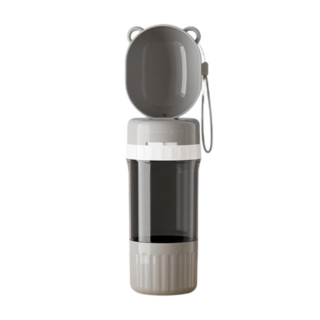 BotaniNest Bol de Voyage Portable Mangeoire pour Chat avec Mousqueton pour Randonnée Camping Plein Air