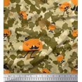 thumbnail image 1 of Soimoi Poly Georgette Fabric Cartoon & Camouflage Print Fabric by the Yard 42 Inch Wide, 1 of 3