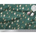 thumbnail image 2 of Soimoi Polyester Crepe Fabric Floral & Penguin Ocean Fabric Prints by Yard 52 Inch Wide, 2 of 3