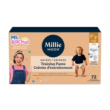 Millie Moon Ms Rachel Training Pants, Size 2T-3T, 72 Count