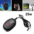 thumbnail image 2 of Fast Heating Aquarium Submersible Heater Mini Fish Tank LED pond heaters outdoor Thermostat 25W, 2 of 9
