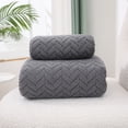 thumbnail image 4 of Boovnll Bath Towels Set of 2, Super Soft Absorbent Hand Towels & Towels for Bathroom Quick Dry Microfiber for Bathroom, Hotel, Pool, Gym, Spa, Daily Use, Towels, 4 of 5