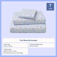 thumbnail image 3 of Mainstays Kids Microfiber Bed Sheet Set, Twin, Stars, 3 Pieces, 3 of 8