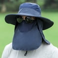 thumbnail image 2 of Maytalsory Chapeau de Soleil Imperméable pour Activités Extérieures Capuche Ajustable Vert Militaire, 2 of 6