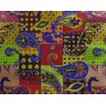 thumbnail image 5 of oneOone Georgette Viscose Red Fabric Paisley Patchwork Fabric For Sewing Printed Craft Fabric By The Yard 42 Inch Wide, 5 of 5