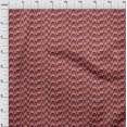 thumbnail image 2 of oneOone Cotton Poplin Fabric Waves Flame Stitch Decor Fabric Printed BTY 42 Inch Wide, 2 of 3