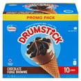 thumbnail image 1 of NESTLE DRUMSTICK Chocolate Fudge Brownie Frozen Dessert Cones, 1 of 11